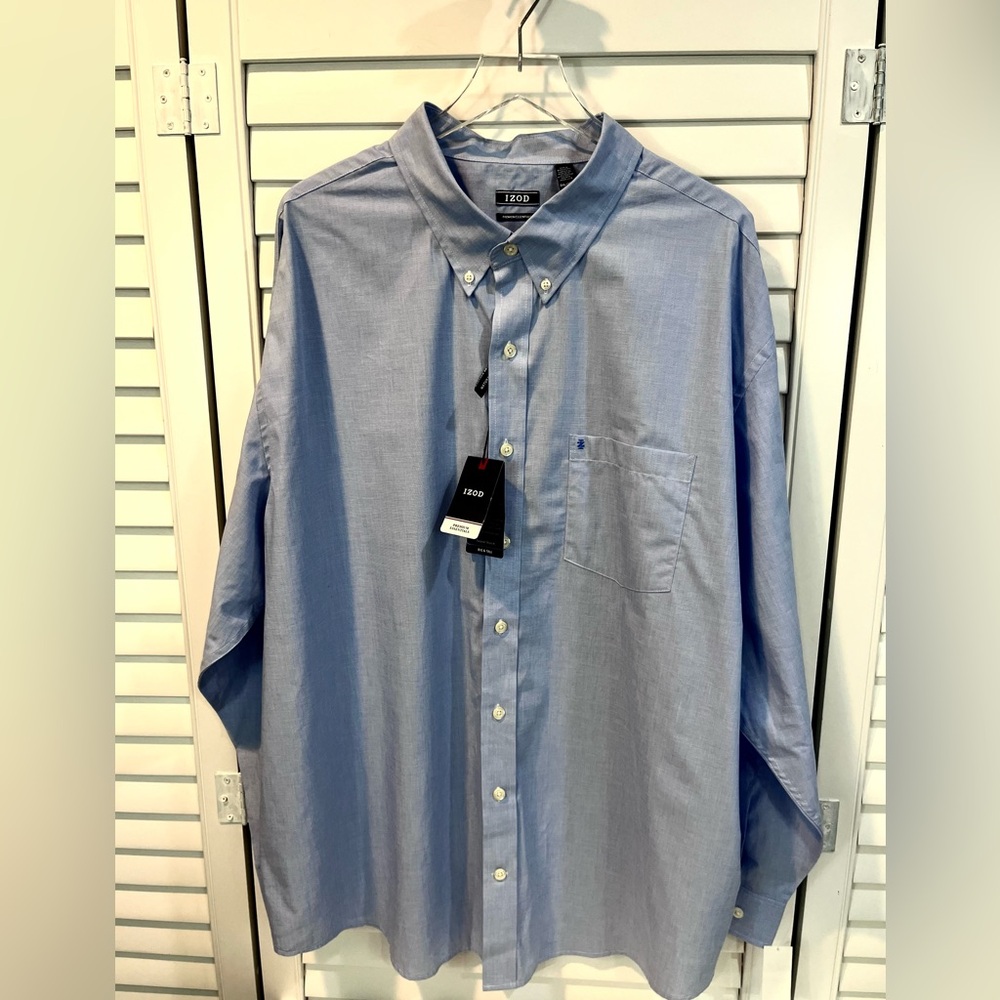 NWTS IZOD BIG AND TALL MENS DRESS SHIRT 3XL